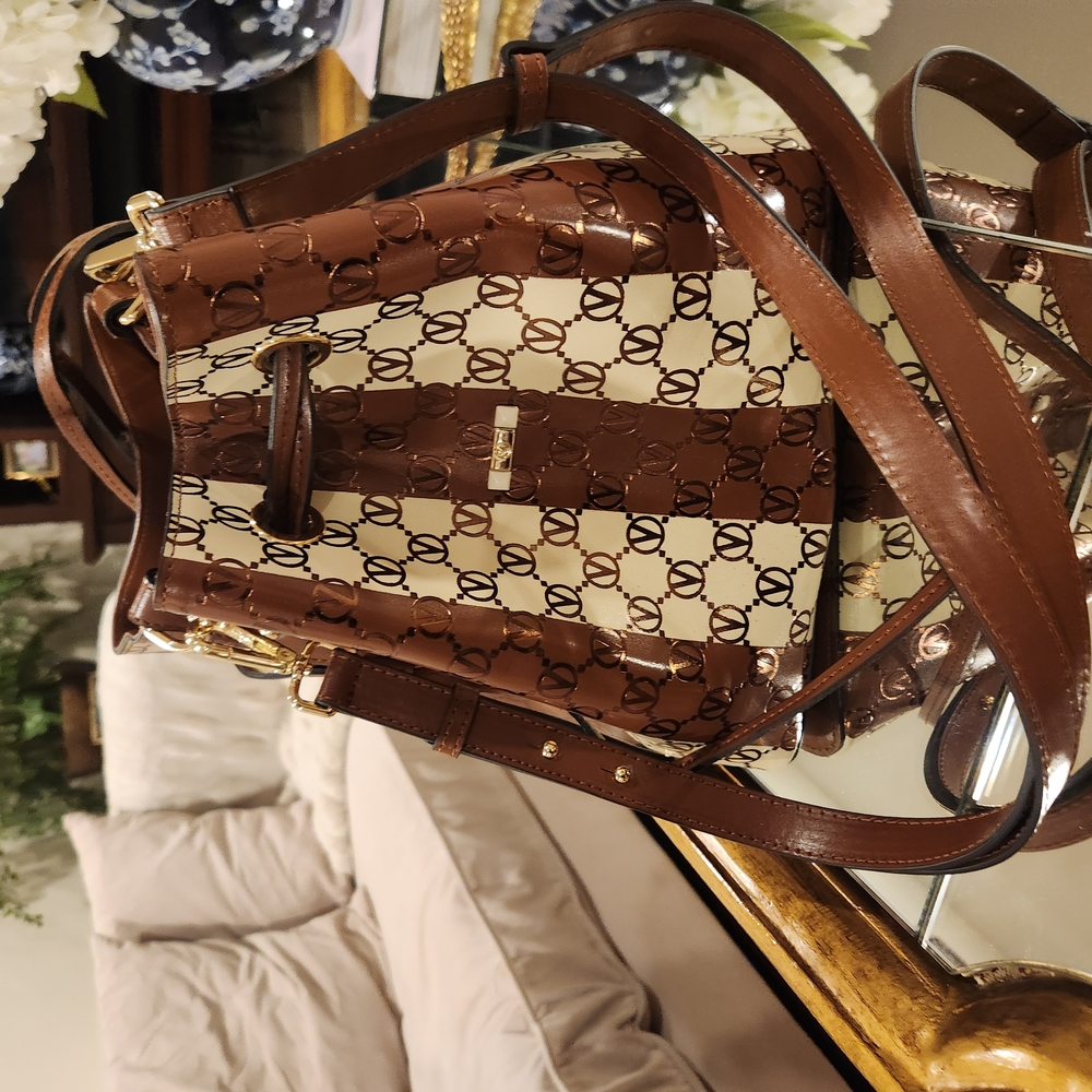 Stylish Brown Designer Bucket Bag